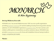 Tablet Screenshot of monarchok.org